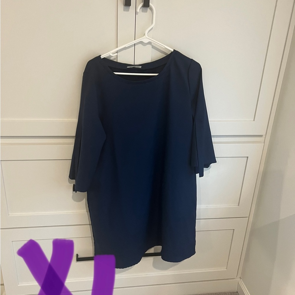 Navy blue dress